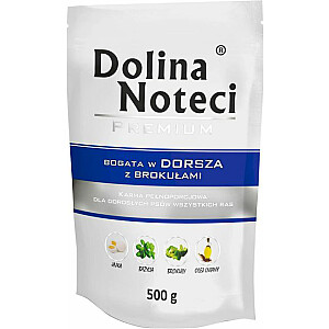 Dolina Noteci Premium с треской и брокколи 500г