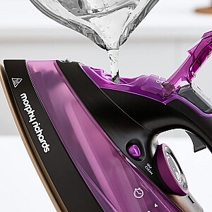 Morphy Richards 303140 Garų lygintuvas Turbosteam violetinė