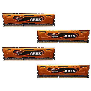 G.Skill DDR3 32 ГБ 1600-10 Ares LowProfile Quad