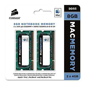 Corsair DDR3 SO-DIMM 8GB 1333-9 MAC dual