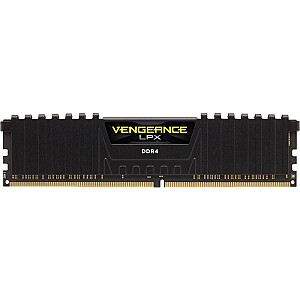Corsair DDR4 – 32GB – 2666 – CL – 16 – vienvietis – Vengeance LPX (juodas, CMK32GX4M1A2666C16)
