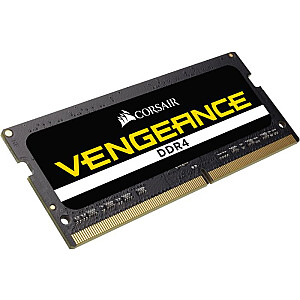 Corsair DDR4 – 64GB – 2666 – CL – 18 – dvigubas komplektas, „Vengeance“ (juoda, CMSX64GX4M2A2666C18)