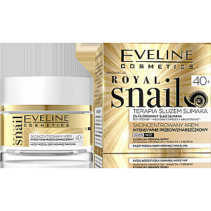 Eveline Royal Snail 40+ Koncentruotas intensyvus kremas nuo raukšlių dienai ir nakčiai 50 ml