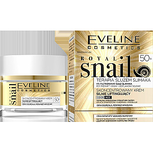 Eveline Royal Snail 50+ Stipriai pakeliantis koncentruotas dieninis ir naktinis kremas 50 ml