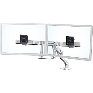 Ergotron HX dvigubo monitoriaus stalo rankena – balta