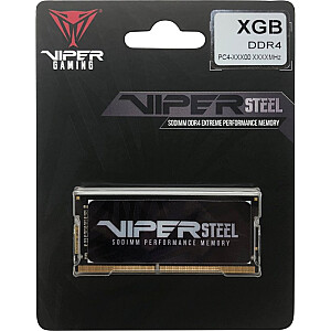 „Patriot DDR4“ – 32 GB – 2666 – CL – 18 – „Single“ – „Viper Steel“ (pilka, PVS432G266C8S)