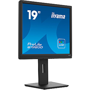 iiyama PROLITE B1980D-B5, LED monitorius - 19 - juodas, VGA, DVI