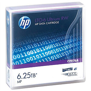 HP LTO6 vidutinė 6250 GB