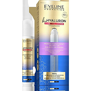 Eveline BioHYALURON 3xRetinol sistema nuo raukšlių apvalių akių ir vokų gelis 15 ml (5903416028741)