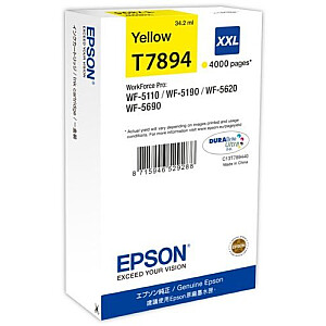 Epson rašalas geltonas XXL C13T789440