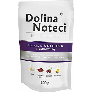 Dolina Noteci Premium su triušiu ir spanguolėmis 500 g