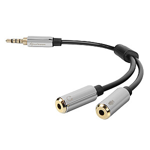 Sharkoon PMP35 Cable - adapteris ausinėms ir išmaniajam telefonui