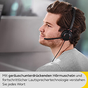 „Jabra Engage 50 II Link“, ausinės (juoda, monofoninė, USB-A, MS)