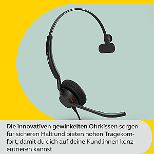 Jabra Engage 50 II Link, гарнитура (черный, моно, USB-A, MS)