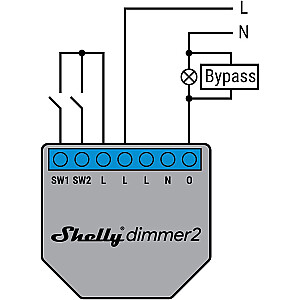 Модуль Shelly Bypass (для Shelly Dimmer 2/Shelly Relay 1L)