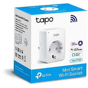 TP-Link Tapo P100 jungiklio lizdas (baltas, 4 / pakuotė)