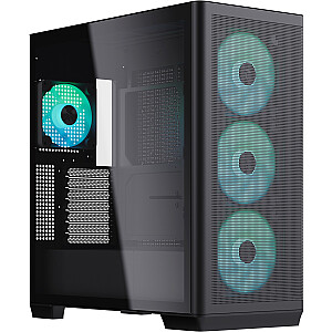 Aerocool APNX C1-BK-v1, bokštas (juodas)