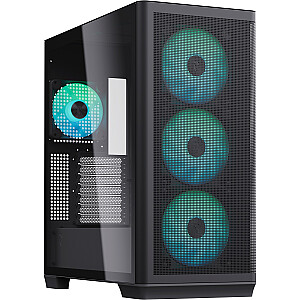 Aerocool APNX C1-BK-v1, bokštas (juodas)