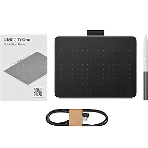 „Wacom One“ grafinis planšetinis kompiuteris (juodas / raudonas, mažas)