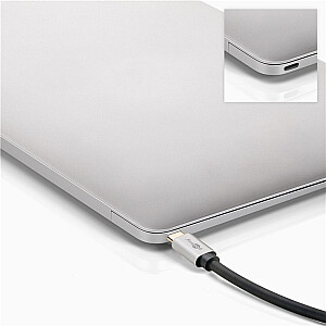 goobay USB adapteris USB-C > DisplayPort (juodas / sidabrinis, 15 cm, iki 8K@60Hz)