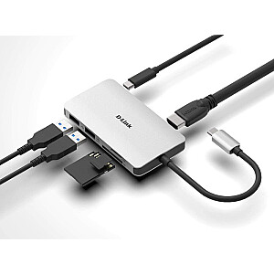 D-LINK USB-C 6-портовый концентратор USB 3.0 HDMI