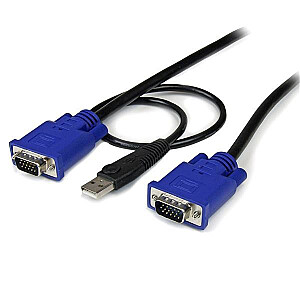 USB KVM KABELAS 2-IN-1 15 FT/.