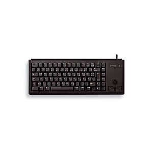 CHERRY TAS G84-4400 Проводной разъем EU-Layout, черный TRACKBALL USB