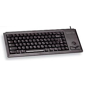 CHERRY TAS G84-4420 EU-Layout laidinė jungtis, juoda TRACKBALL USB