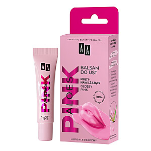 AA Aloe Pink multinawilżający бальзам для волос Glossy Pink 10г