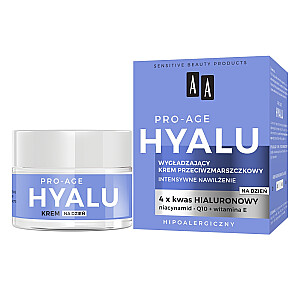 AA Hyalu Pro-Age glotninamasis dieninis kremas nuo raukšlių 50ml