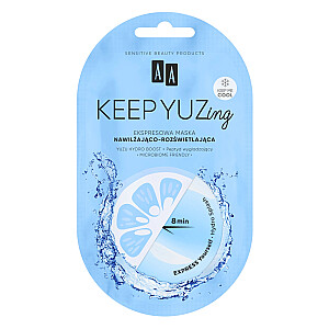 AA Keep Yuzing express kaukė drėkinanti ir šviesinanti 7ml