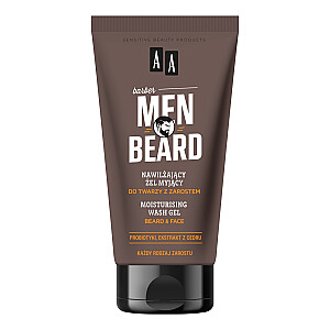 AA Men Beard drėkinamasis veido valymo gelis barzdai 150ml