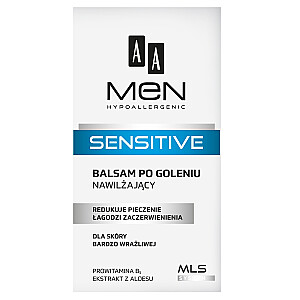 AA Men Sensitive balzamas po skutimosi drėkinamasis balzamas po skutimosi labai jautriai odai 100 ml 