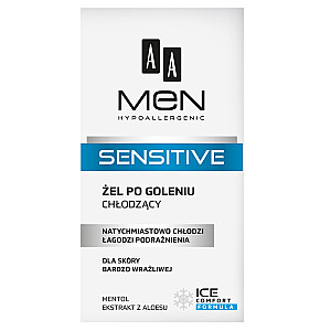AA Men Sensitive Cooling After Shave Vėsinamasis gelis po skutimosi labai jautriai odai 100ml