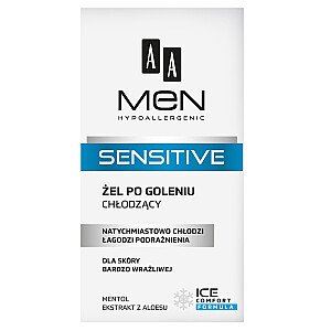 AA Men Sensitive Cooling After Shave Gel охлаждающий гель после бритья для очень чувствительной кожи 100мл