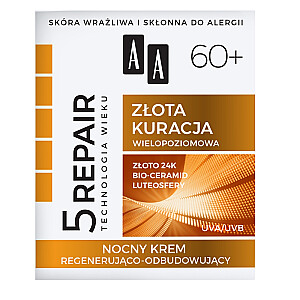 AA Technology Age 5Repair 60+ regeneruojantis ir atstatantis naktinis kremas 50ml