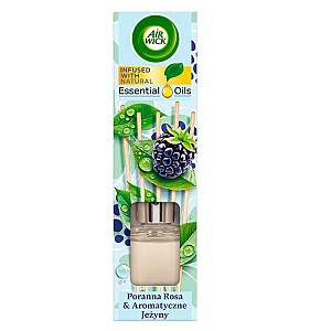 AIR WICK eteriniai aliejai su "Ryto rasos" ir "Aromatic Blackberry" aromatu lazdelėmis, 40ml