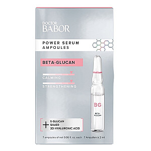 BABOR Power Serum Ampoules Beta-gliukano ampulės veidui 14 ml
