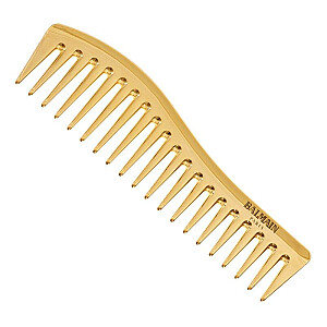 BALMAIN Golden Styling Comb — профессиональная золотая расческа для укладки.