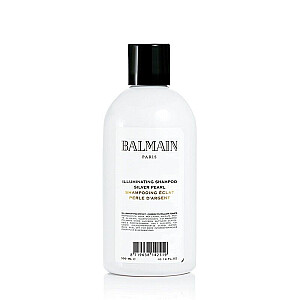BALMAIN Illuminating Shampoo Silver Pearl atspalvį koreguojantis šampūnas šviesiems ir žiliems plaukams 300ml 