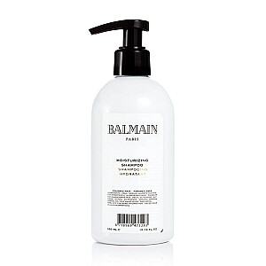 BALMAIN Moisturizing Shampoo atkuriantis maitinamasis plaukų šampūnas su argano aliejumi ir šilko proteinais 300ml