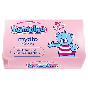 BAMBINO Muilas su lanolinu vaikams nuo pirmųjų gyvenimo dienų 90g