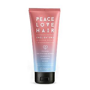 BARWA Peace Love Hair natūralus minkštinantis kondicionierius vidutinio ir didelio poringumo plaukams 180ml