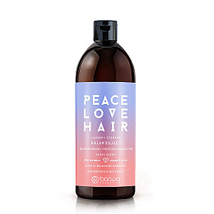 BARWA Peace Love Hair švelnus balansuojantis šampūnas sudirgusiai ir riebiai galvos odai 480ml