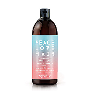 BARWA Peace Love Hair minkštas drėkinamasis šampūnas sausai ir normaliai galvos odai 480ml