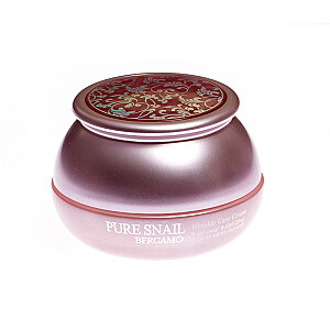 BERGAMO Pure Snail Wrinkle Care Cream veido kremas nuo raukšlių su sraigių gleivių ekstraktu 50ml