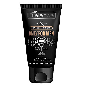 BIELENDA Barber Edition Only For Men drėkinamasis ir gaivinantis veido kremas vyrams 50 ml