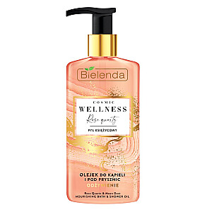 BIELENDA Cosmic Wellness maitinamasis vonios ir dušo aliejus "Rose Quartz" 250ml