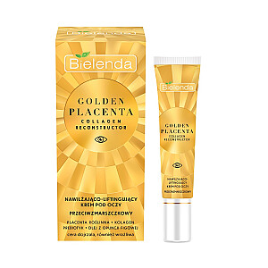 BIELENDA Golden Placenta Collagen Reconstructor drėkinamasis ir pakeliantis paakių kremas nuo raukšlių 15 ml