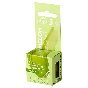 BIELENDA Lip Care Lūpų balzamas + naktinė kaukė 2in1 Melion bomb 10g